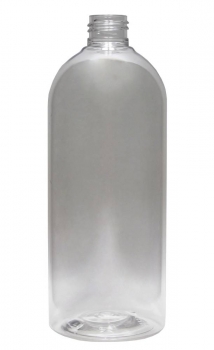 PET-Flasche 500ml rund klar, Mündung 28/410